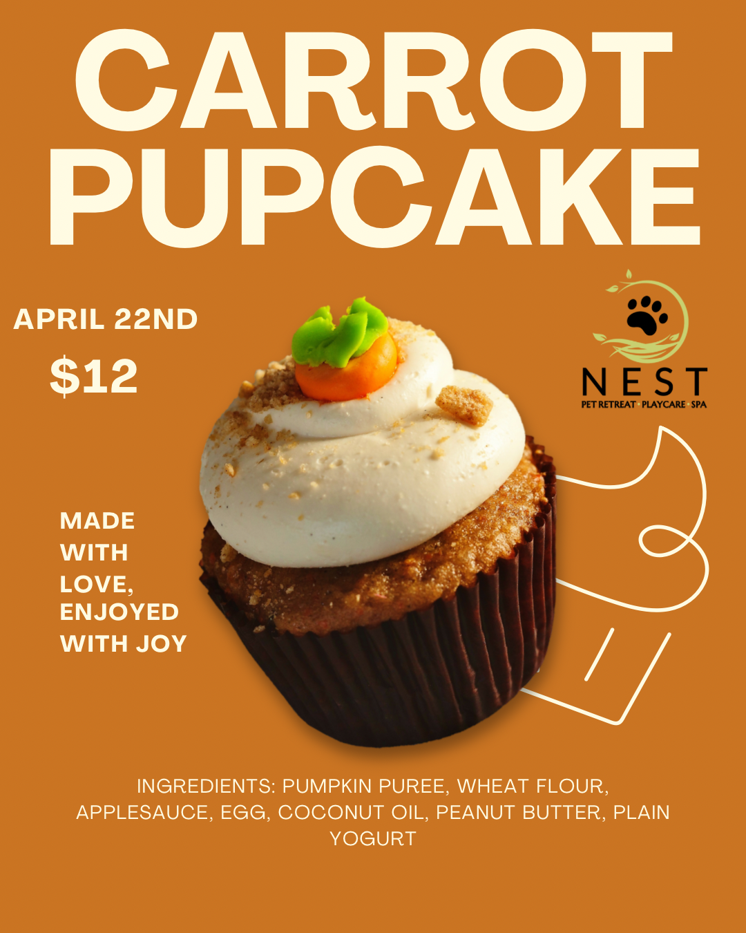 Carrot Pupcake