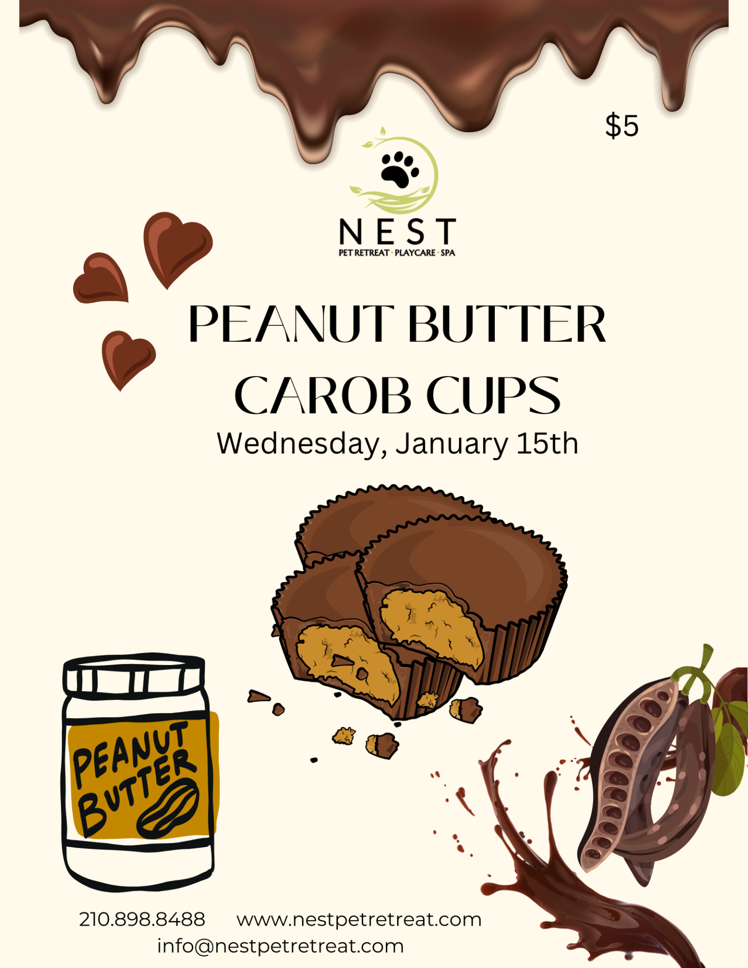 PB Carob Cups