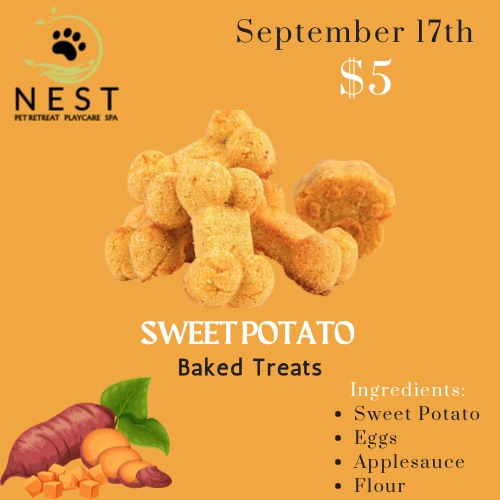 Sweet Potato Baked Treats at NEST